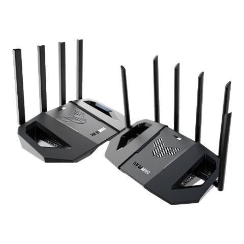华硕 ASUSTUF小旋风Pro WiFi7 BE6500 家用电竞路由器 千兆无线路由器wifi7 ai路由器 大户/别墅 WiFi7 Ai组网套装