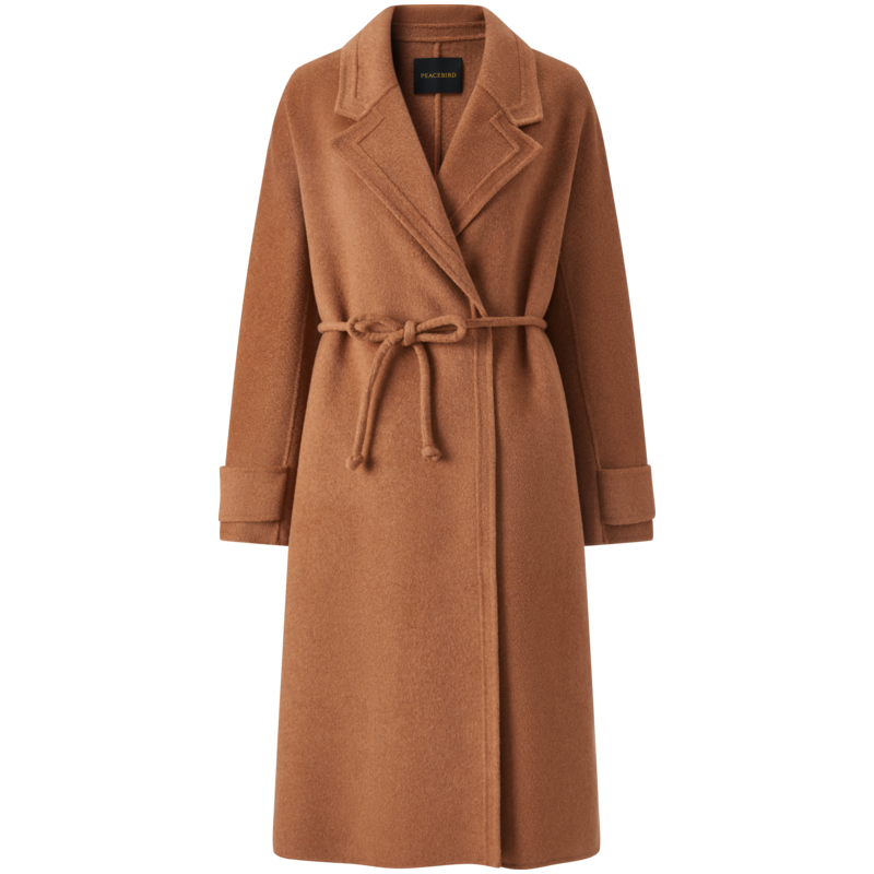 【品质黑金大衣】女式大衣街头冬西装领