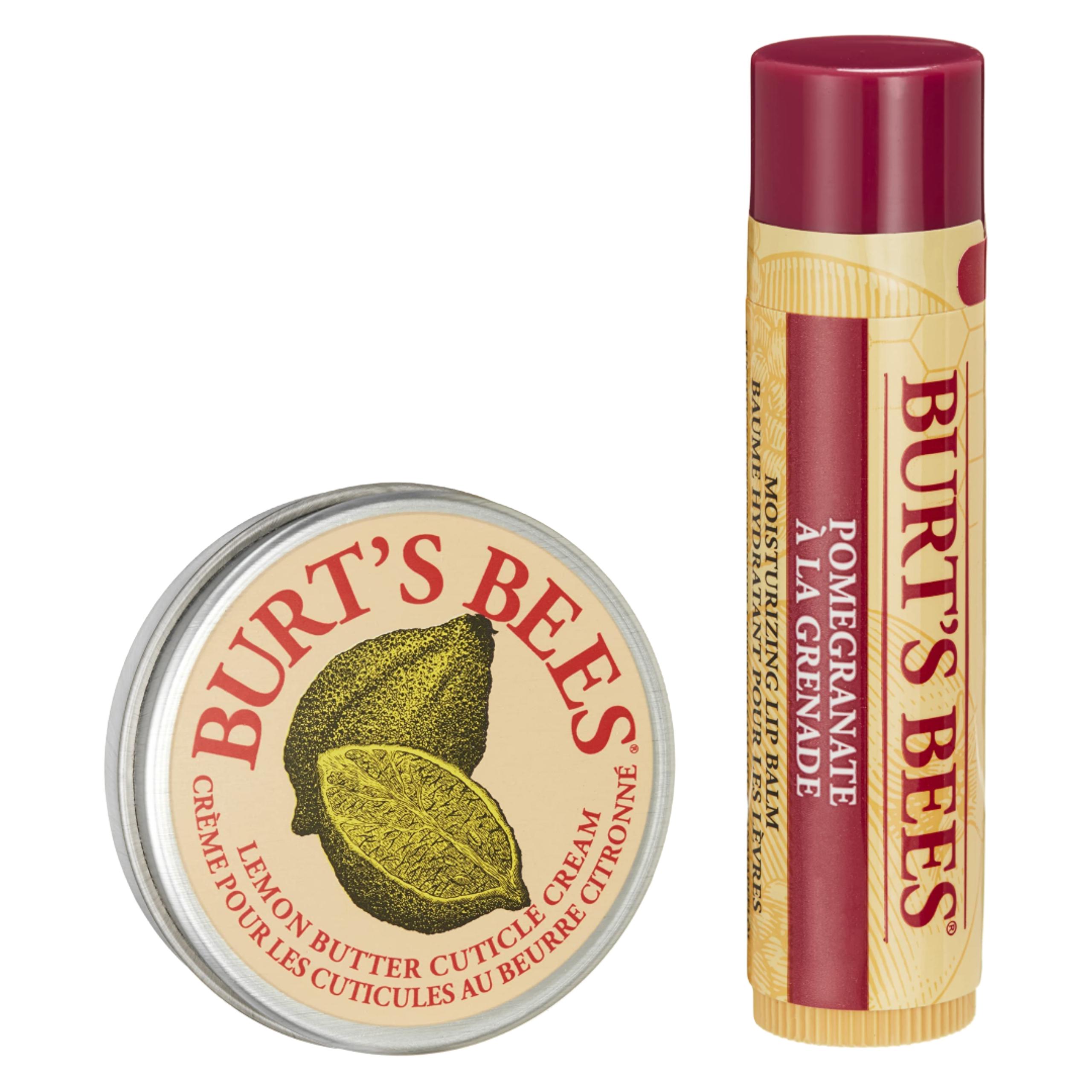 小蜜蜂 圣诞礼物套装（石榴润唇膏4.25g+柠檬指缘润护霜8.5g)