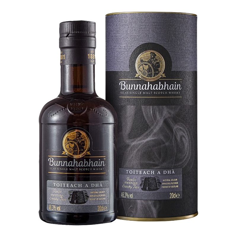 布纳哈本（bunnahabhain） 布纳哈本Bunnahabhain泥煤续曲苏格兰单一麦芽200ml威士忌