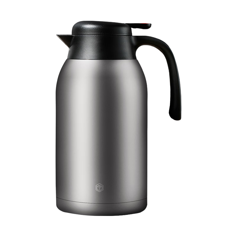 京东京造 茶壶 原木系列煮茶具闷茶烧水养生茶壶 316不锈钢星河银2.0L