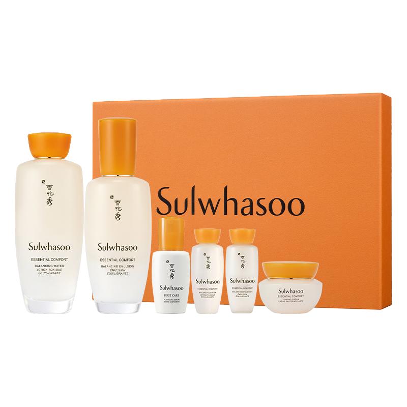 Sulwhasoo 雪花秀 护肤套装 (滋盈肌本润养水125ml+15ml+润养乳125ml+15ml+人参精华露5ml+紧致乳霜15ml)