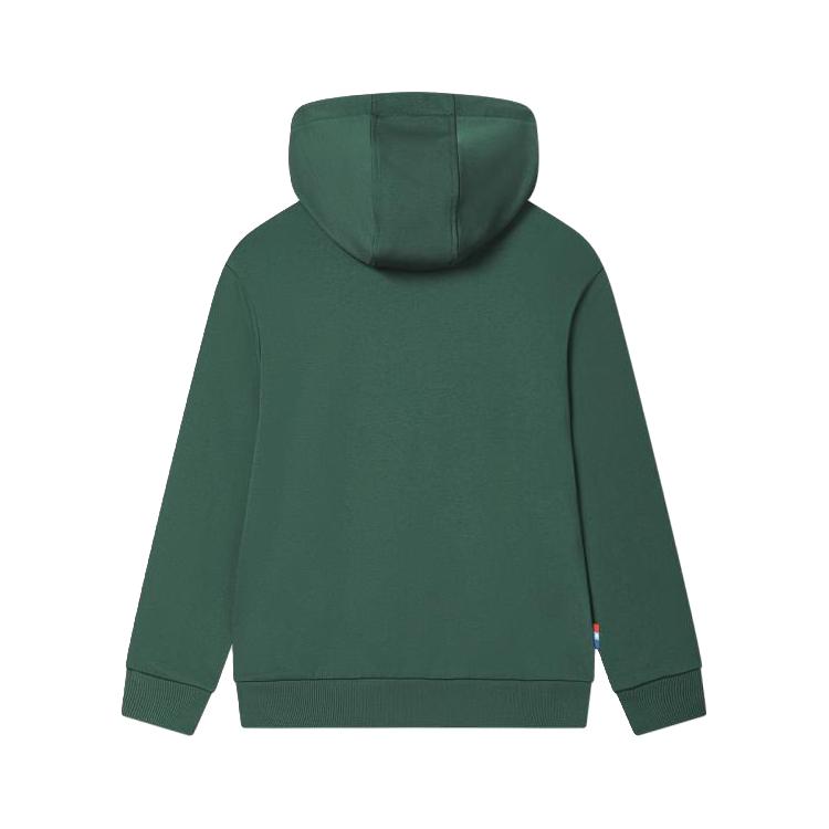 FIA 斐乐官方情侣款男女连帽卫衣2025秋季新款休闲宽松针织长袖上衣 -BK  175/96A/