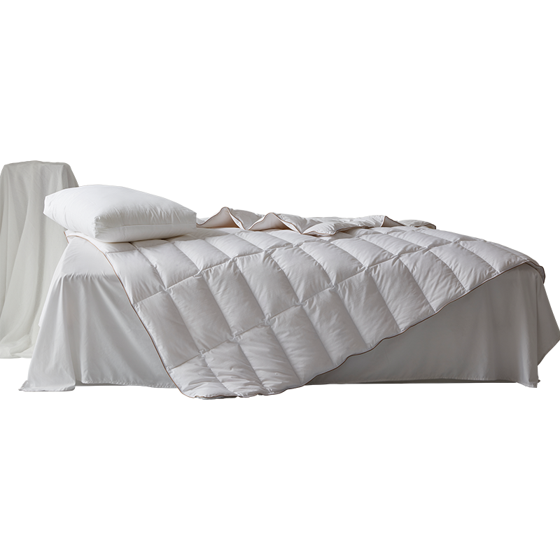 斯诺曼可水洗羽绒春秋被芯暖气被子混充300g95%白鹅绒+300g纤维2*2.3m白 【春秋被】95%白鹅绒可水洗被 200cm*230cm