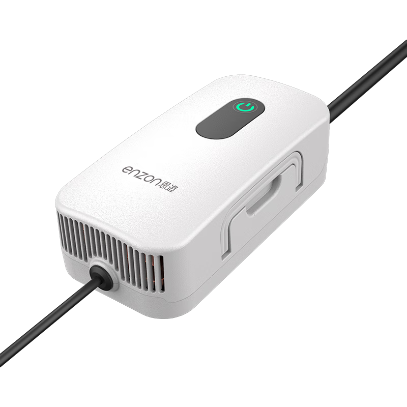 恩造2KW9孔直流随车充家用新能源汽车充电桩通用便携式充电器蔚来红旗EQM5 白色 