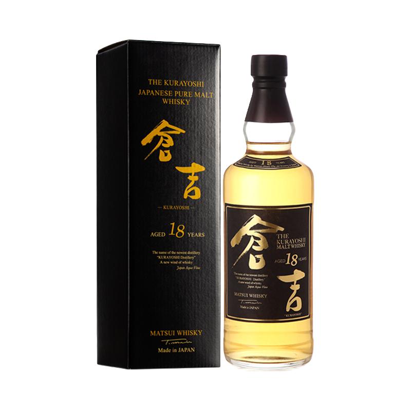 KURAYOSHI 仓吉 18年 纯麦 日本威士忌 43%vol 700ml
