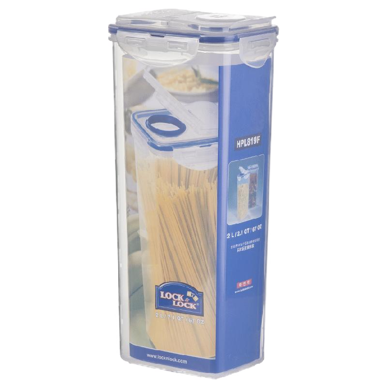 乐扣乐扣塑料保鲜盒长方形密封盒家用带盖大容量食品收纳透明厨房