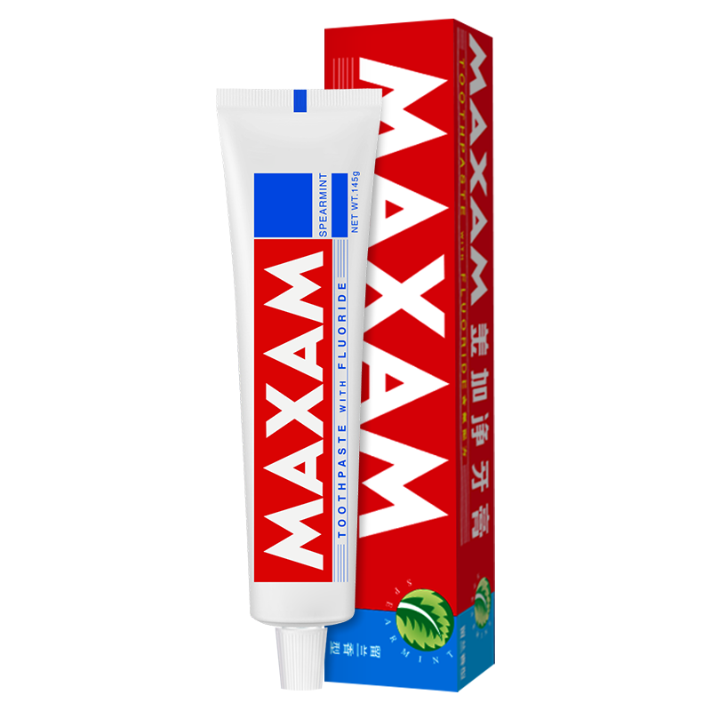  maxam/美加净 防蛀牙 牙膏  留兰香型 145g