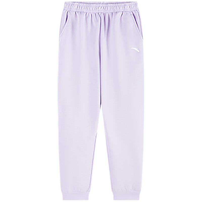 摇粒绒长裤24年秋冬女童长裤中大童运动裤加绒保暖安踏童装