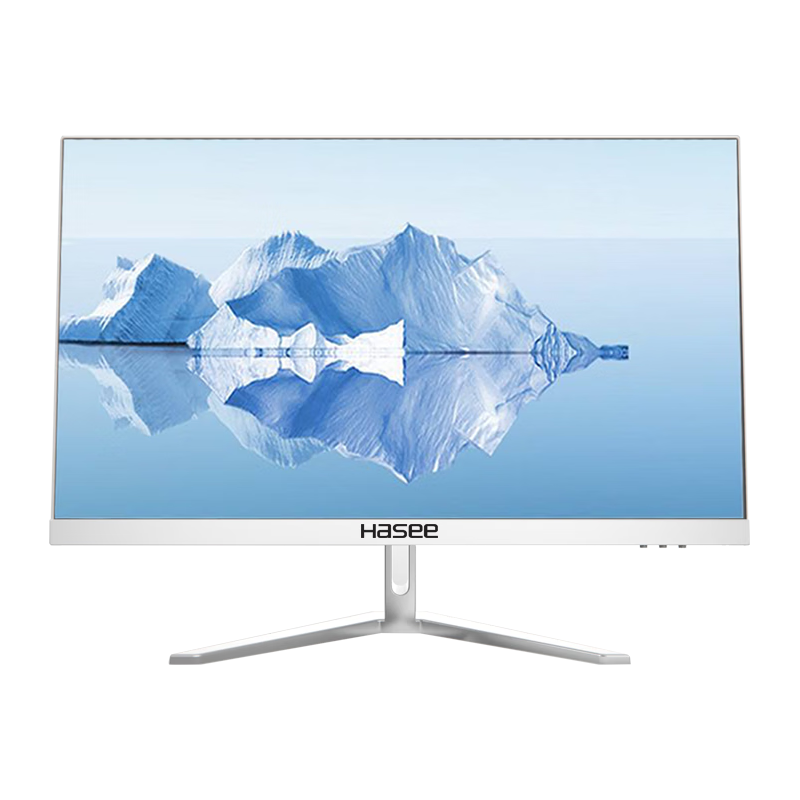神舟（HASEE）新锐T30W一体机台式电脑商用办公23.8白色（赛扬N5095四核 16G 512G win11 WIFI 键鼠） 23.8英寸一体机