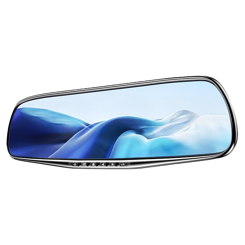 行车记录仪前后双摄高清夜视倒车影像2025新款免走线停车监控全景