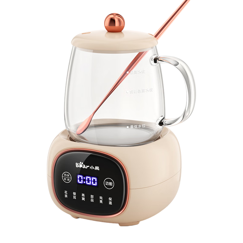 Bear 小熊 YSH-Q04E5 养生壶 0.4L 粉色