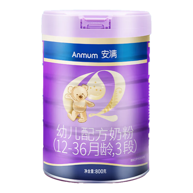 安满安满（Anmum）满儿婴幼儿配方奶粉新西兰新国标 3段 800g 1罐