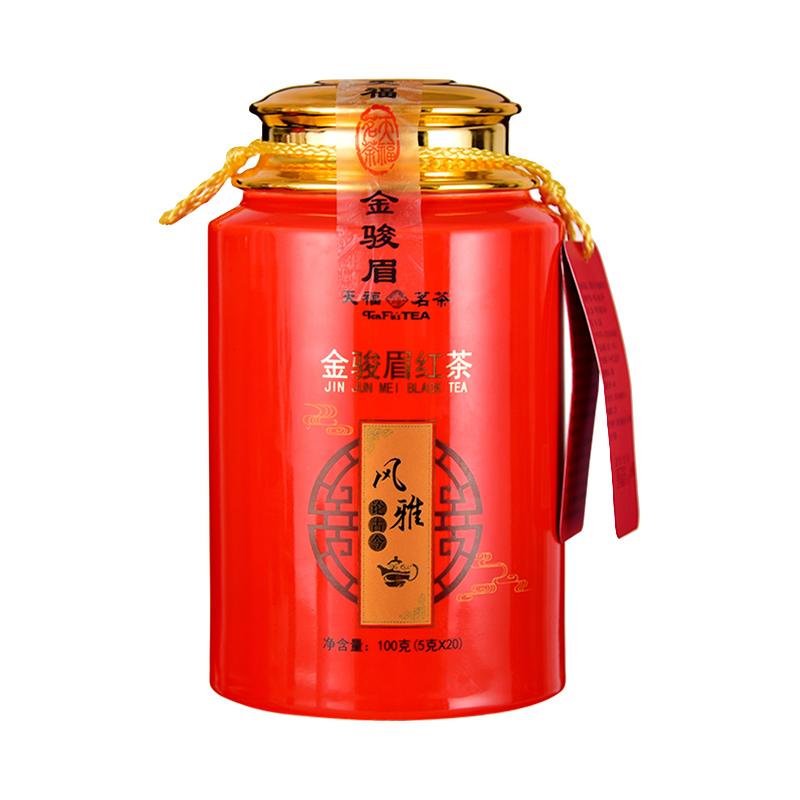 TenFu's TEA 天福茗茶 特级 金骏眉 100g 风雅论古今礼盒