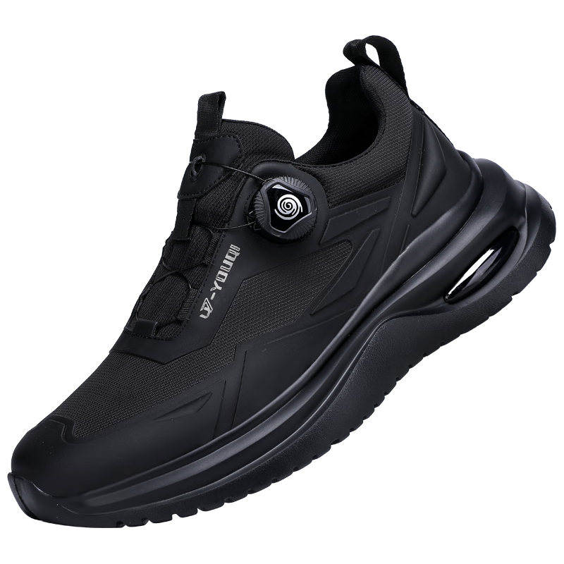 U7品牌男鞋舒适休闲鞋2024年时尚百搭男士高端透气运动男鞋 2024069黑色 41 标准皮鞋码