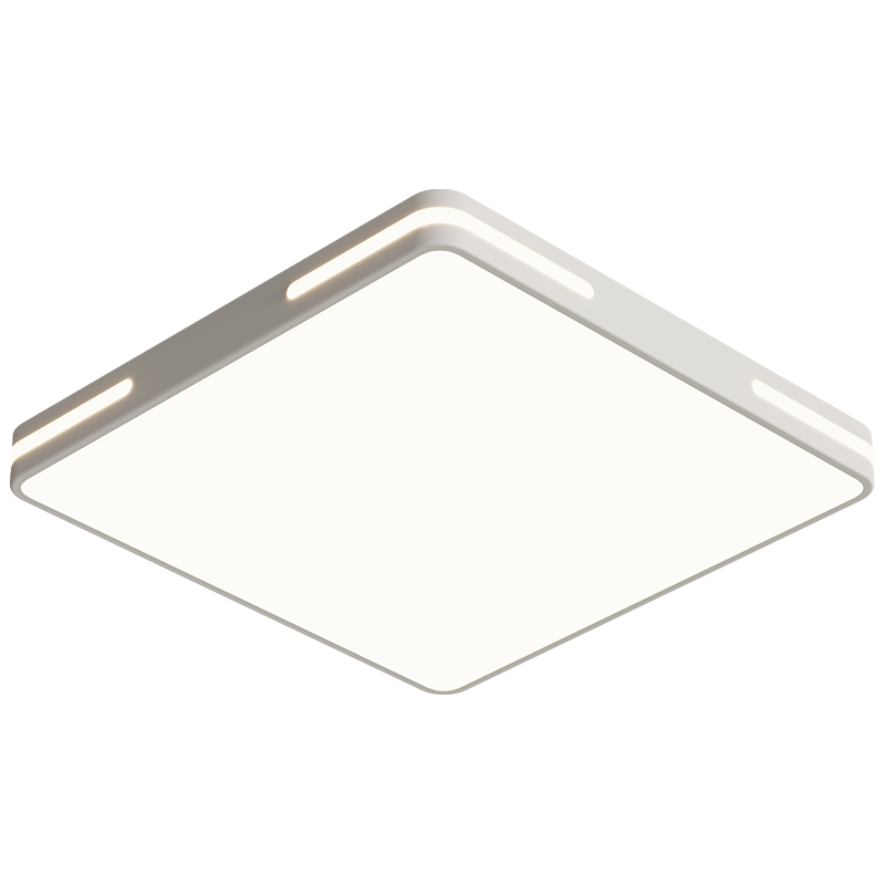 CHANGHONG 长虹 照明吸顶灯led卧室灯现代简约客厅灯阳台过道书房餐厅灯具 (力荐）40*40*5CM27瓦白光