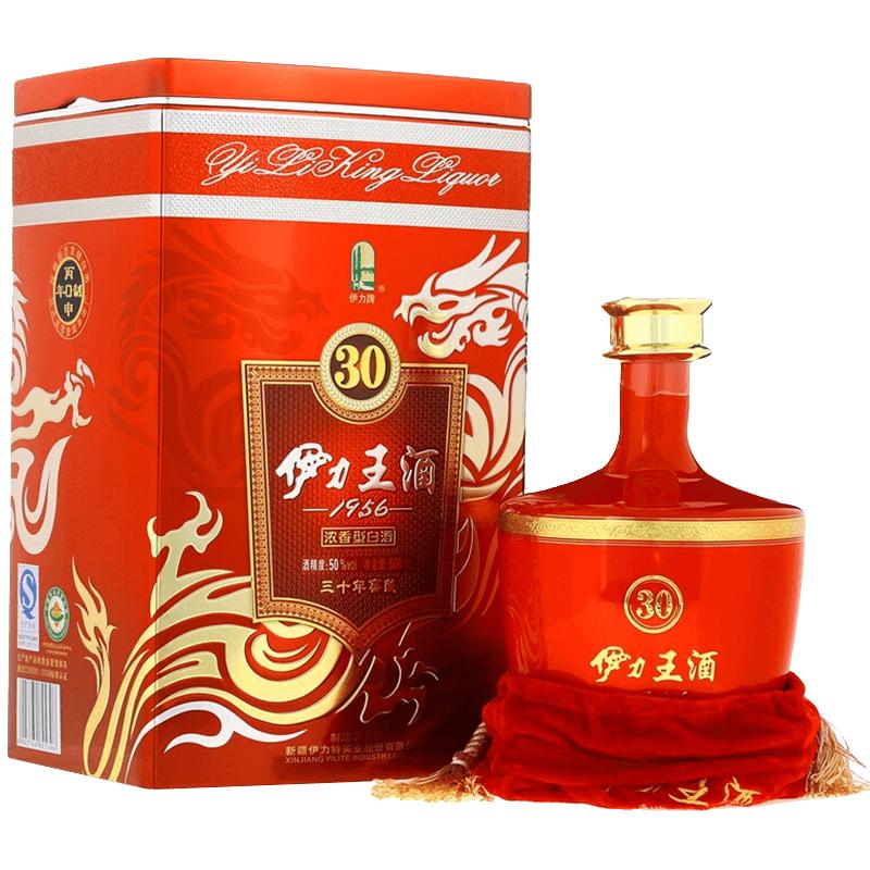 YILITE 伊力特 伊力王酒 红王 30 50%vol 浓香型白酒 500ml 单瓶装