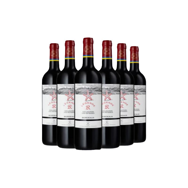 Légende 拉菲传奇 经典海星 干型 红葡萄酒 2017 750ml*6瓶