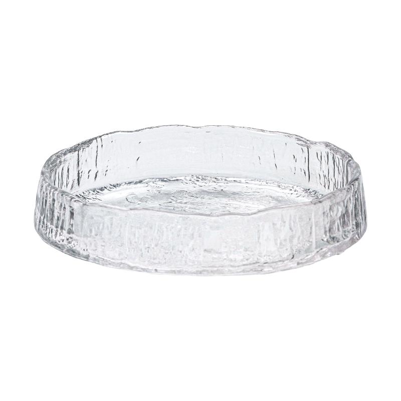 Petree北去水玉玻璃猫碗大口径食盆高脚护颈陶瓷不易打翻防黑下巴