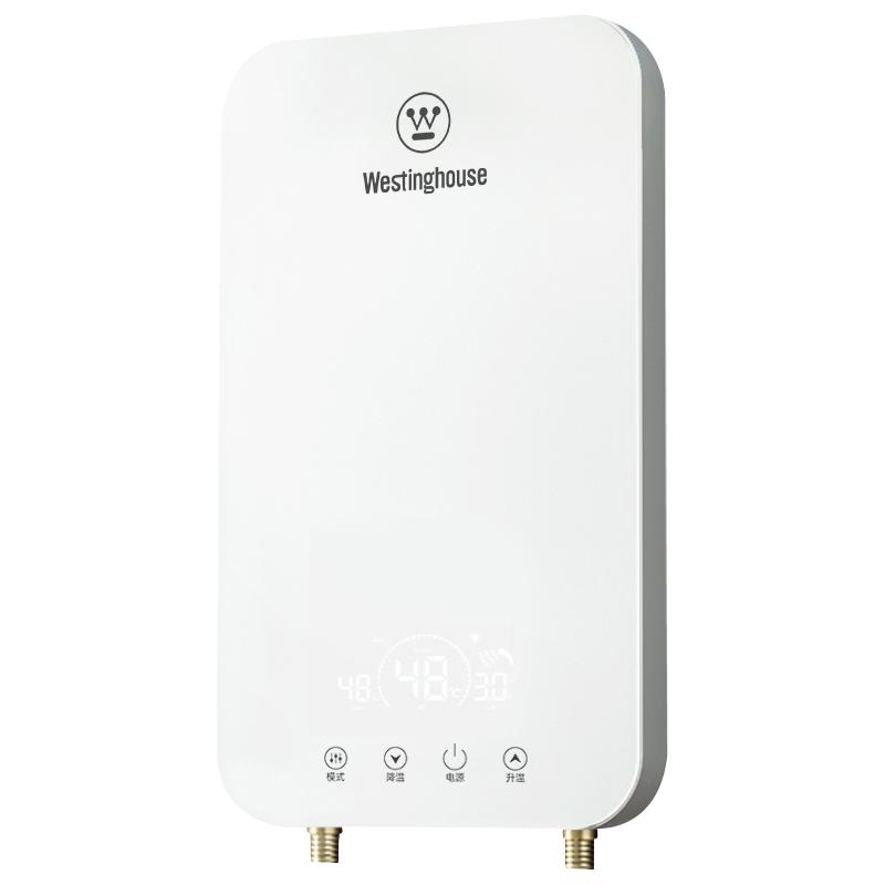 西屋即热式电热水器家用变频恒温卫生间洗澡小型速热 白璃光
