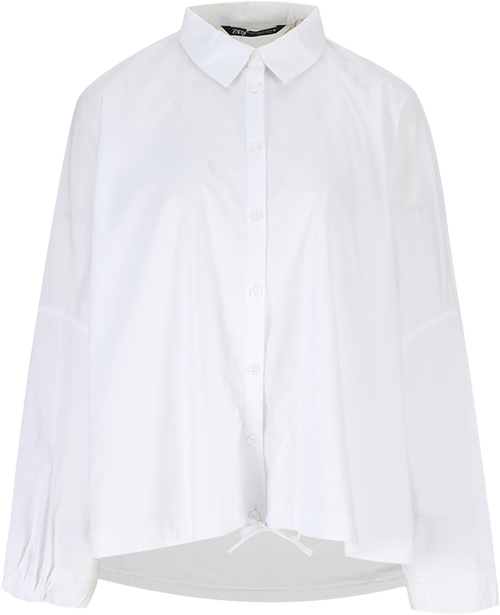 ZARA 【100%棉】女式纯色宽松休闲职场通勤百搭翻领长袖衬衫