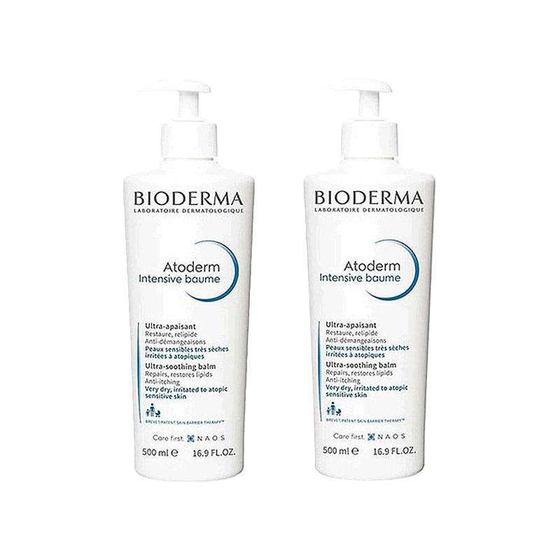 BIODERMA 贝德玛 欧洲直邮Bioderma贝德玛赋妍滋养修护润肤霜500ml*2瓶装