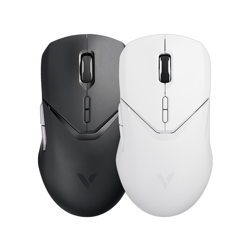 雷柏（Rapoo）VT9二代有线/无线双模游戏鼠标 轻量化设计 原生级双8K回报率 右手人体工学 750小时续航 VT9MAX黑【原相3950】