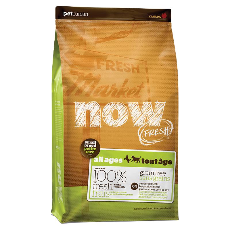 NOW FRESH犬粮now狗粮四叶草小型全犬粮去泪痕无谷鸡肉口味 装100g