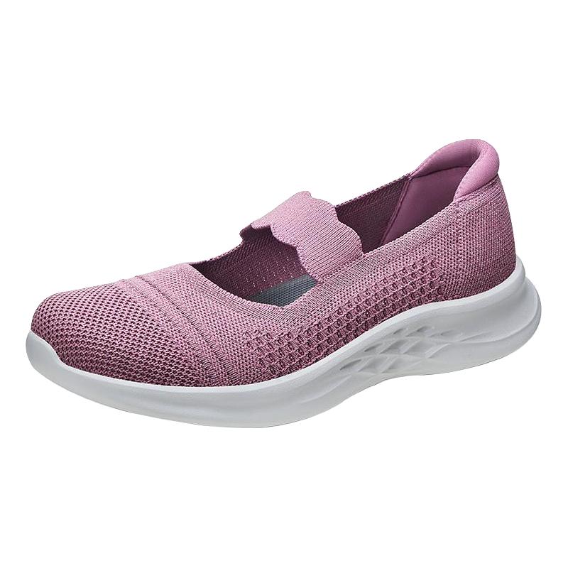 【艾草】足力健秋鞋软底老年一脚蹬奶奶休闲单鞋健步鞋