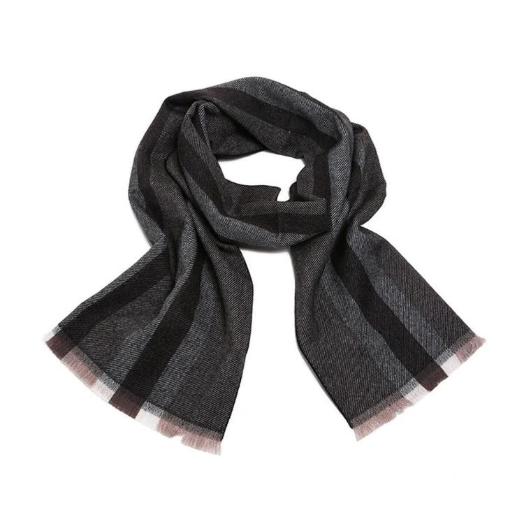 GUCCI 【秋冬】古驰GUCCI拼色条纹100%羊毛保暖围巾披肩