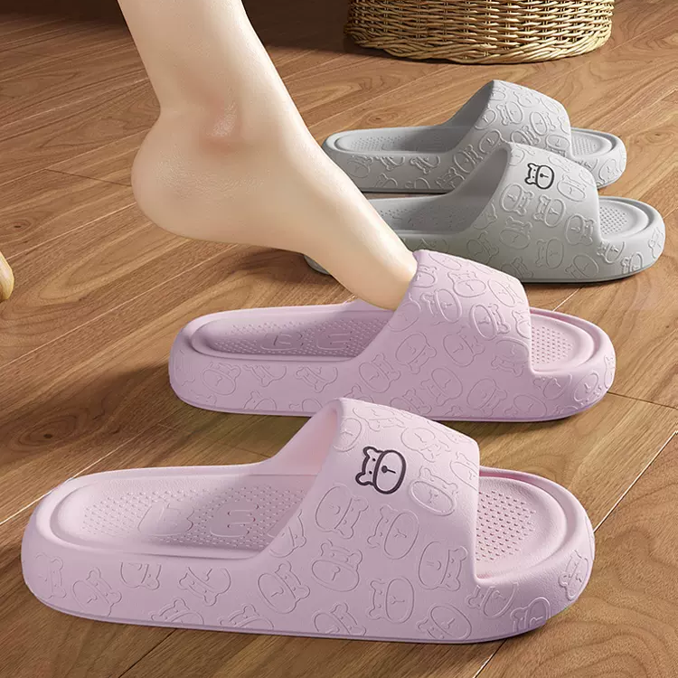 ASIFN/安尚芬踩屎感拖鞋女夏季外穿室内家居洗澡防滑厚底凉拖男士