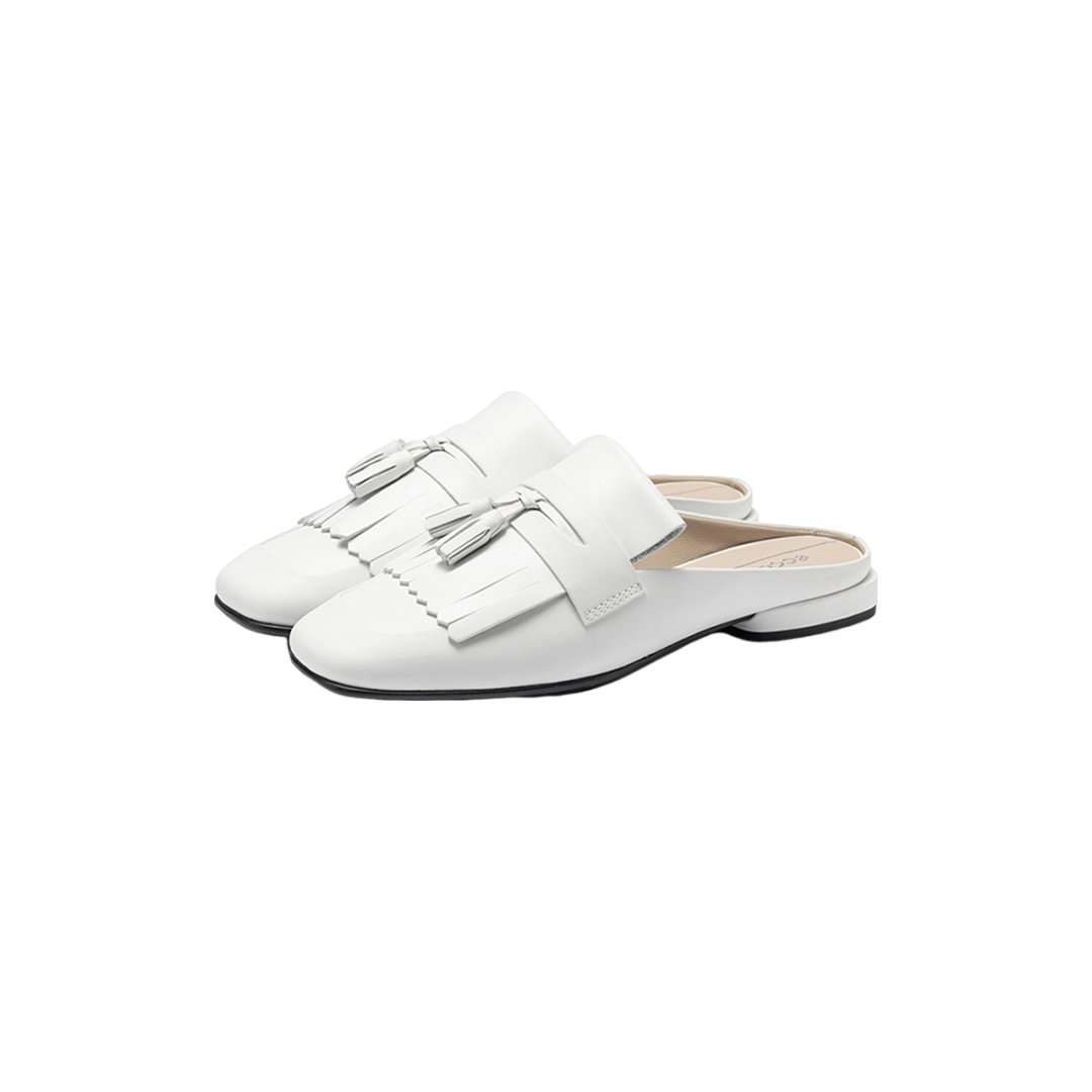 穆勒鞋女 2024款时尚优雅方头流苏单鞋 安妮208533