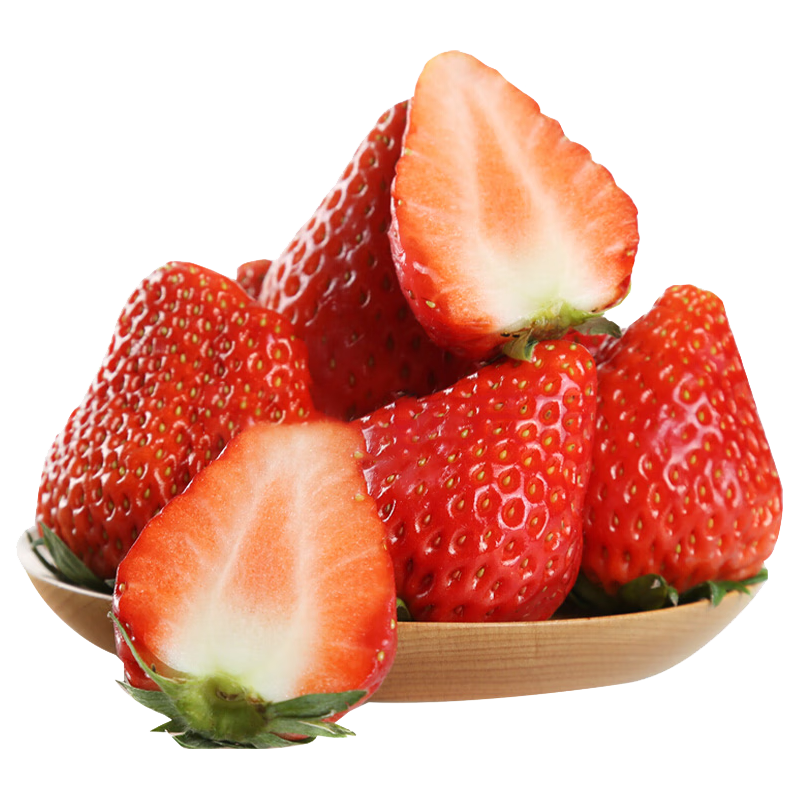 京觅 四川大凉山草莓2盒装 单果13g+ 净重600g 生鲜水果 源头直发