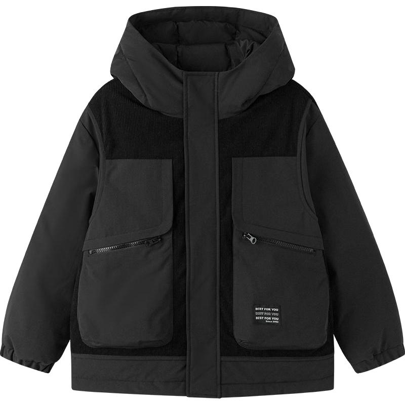  balabala/巴拉巴拉 防泼水 男童羽绒服