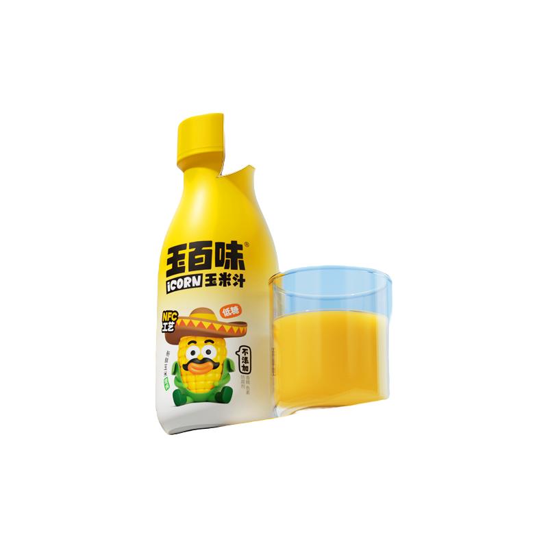 玉百味 小黄人NFC鲜玉米汁饮料谷物早餐饮料非浓缩还原245ml*8罐