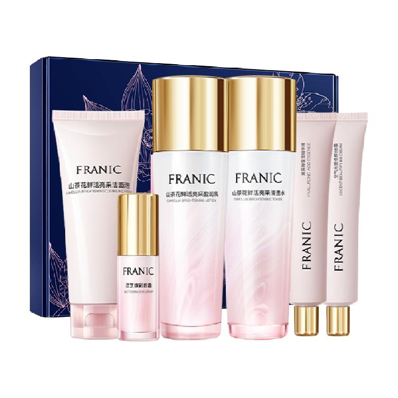 FRANIC 法兰琳卡 山茶花护肤礼盒 6件套赠面霜