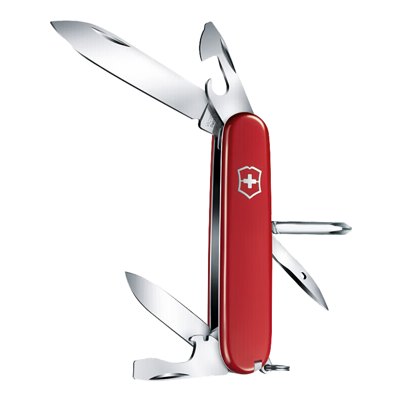 VICTORINOX 维氏 1.4603 多功能瑞士军刀 91mm 12项功能 红色