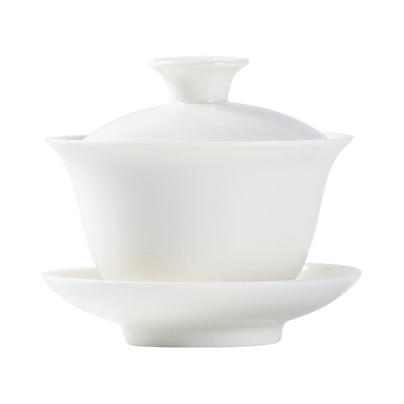 GOLD AND JADES 金镶玉 甜白盖碗 150ml