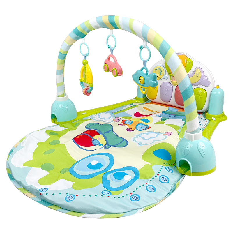 婴儿健身架儿童玩具0-1岁婴儿脚踏琴钢琴健身架男女宝宝圣诞礼物 8869D