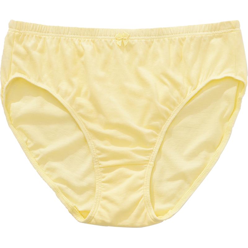 内裤纯棉 女蝶安芬品牌纯棉内裤中高腰大码100%全棉内裤女生 纯棉