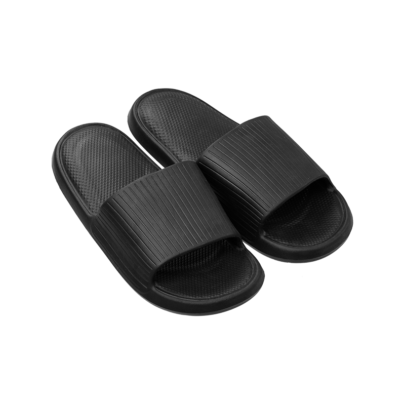 网易严选 EVA多巴胺软弹居家拖鞋夏季居家浴室家用不臭脚男女防滑凉拖 25升级款钢琴黑*男 42-43