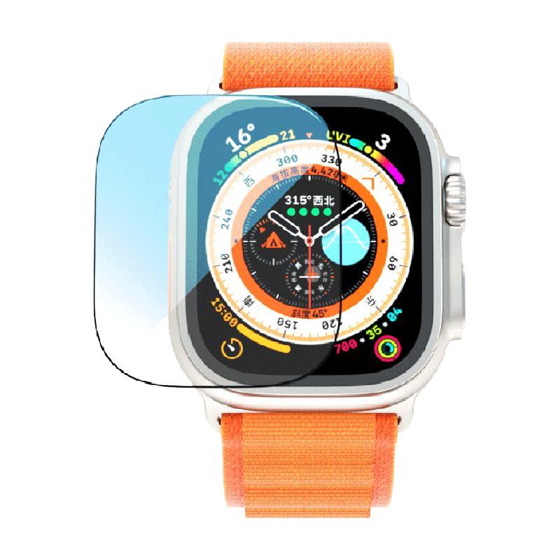蓝宝石蓝猩applewatchUltra2保护膜苹果手表膜iwatchultra钢化膜