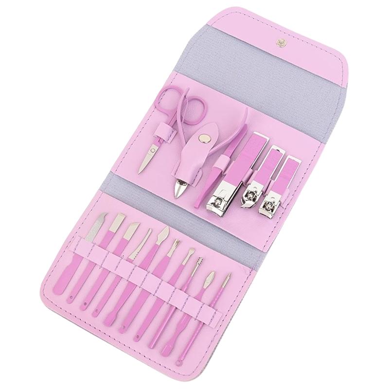 指甲刀12件套套装 美甲工具套装家用男女便携修甲工