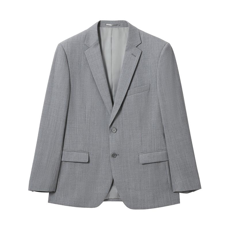 金利来 金利来秋冬男士西装羊毛桑蚕丝弹力舒适条纹商务正装