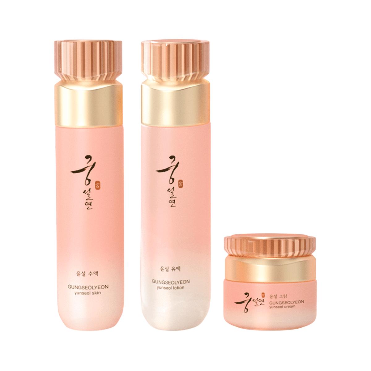 Coreana 高丽雅娜 宫雪妍水乳面霜护肤品套装补水保湿紧致礼盒