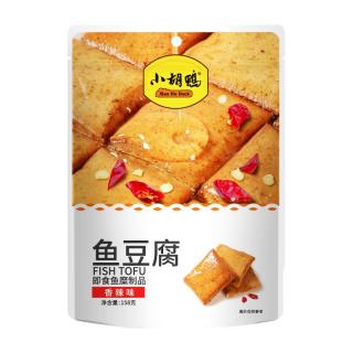 小胡鸭 锁鲜柠檬酸辣无骨鸡爪子凤爪即食卤味小吃零食去骨鸭掌露营聚餐 香辣味鱼豆腐158g*1袋真空装