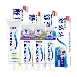 88VIP：舒适达 官方正品牙膏吃货口腔抗敏感去口气美白呵护牙龈480g×1套