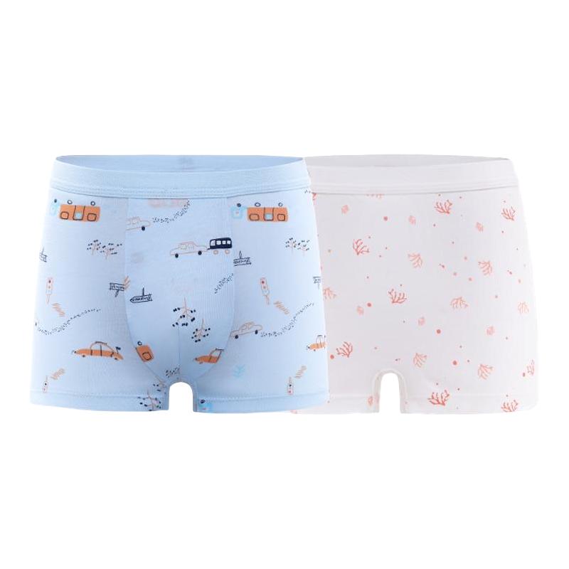 【1条装试穿】全棉时代100%纯棉儿童内裤宝宝内裤男女童平角短裤