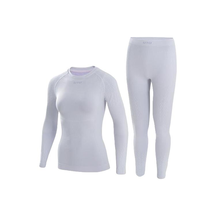 悠途 UTO 炭芯竹语速干衣女秋冬户外滑雪登山运动柔软抑菌功能套装女款