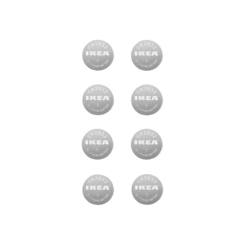 IKEA宜家PLATTBOJ普拉特伯锂电池3伏3v8支装纽扣电池